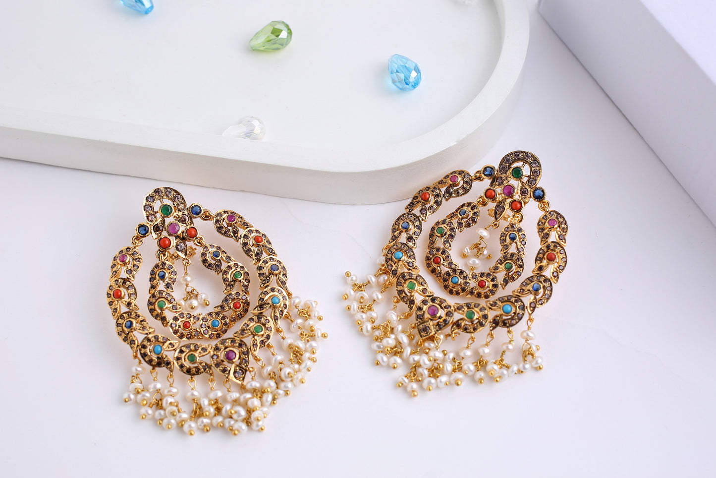 Naurattan Earrings