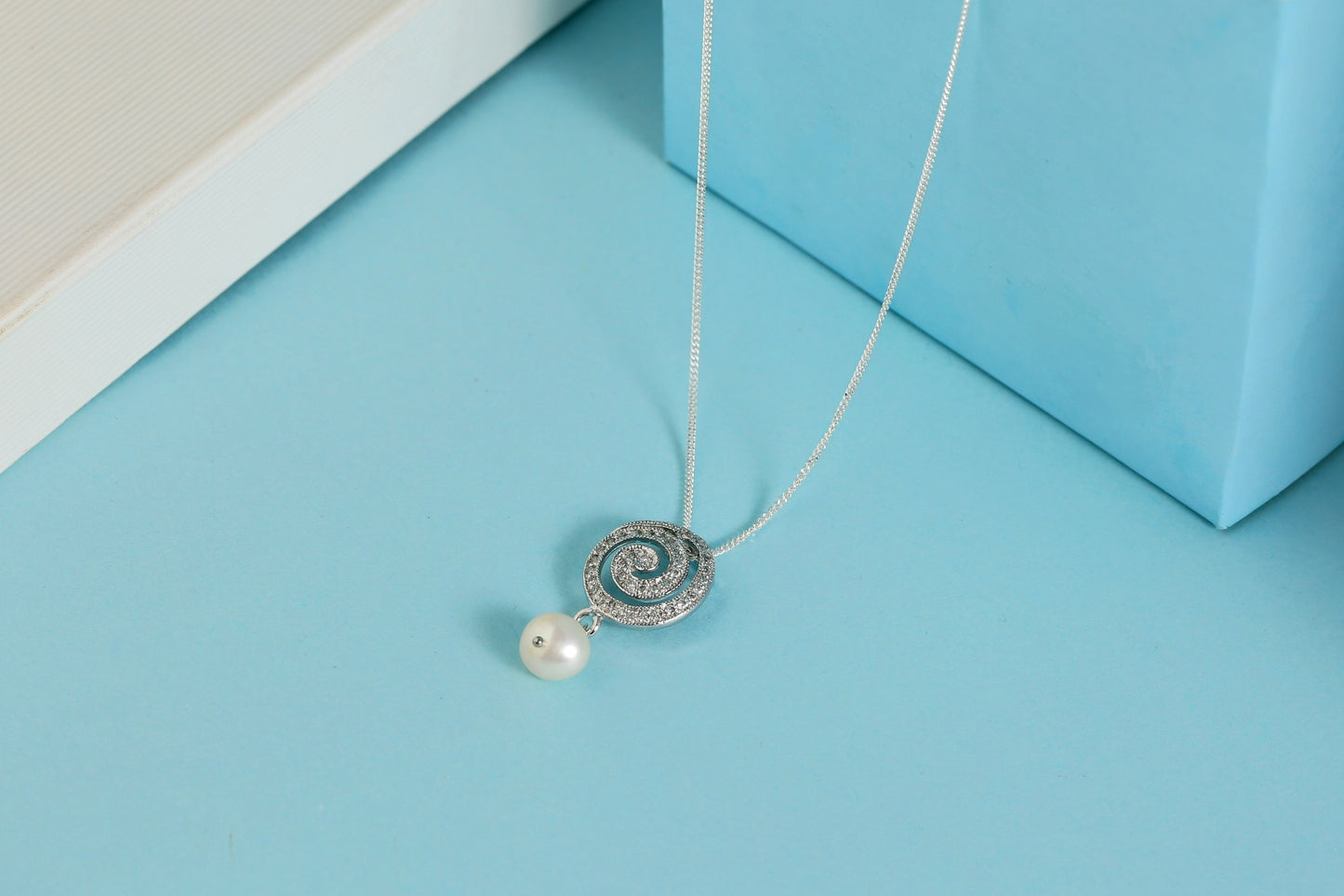 Spiral Pendant Necklace