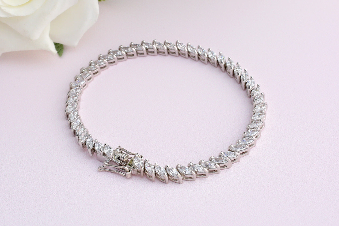 Marquise Cubic Zirconia Bracelet