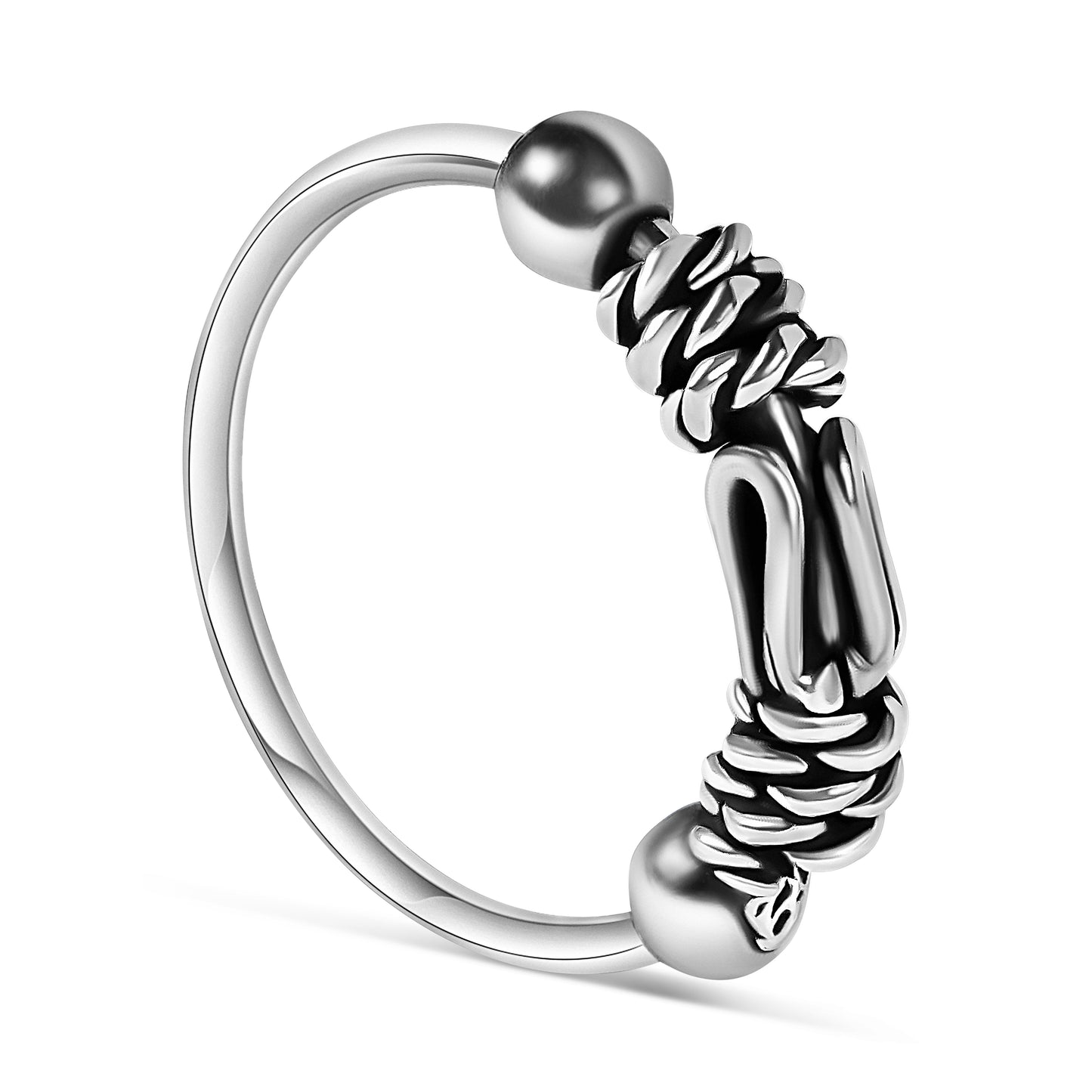 Kanwal Silver Nose Ring