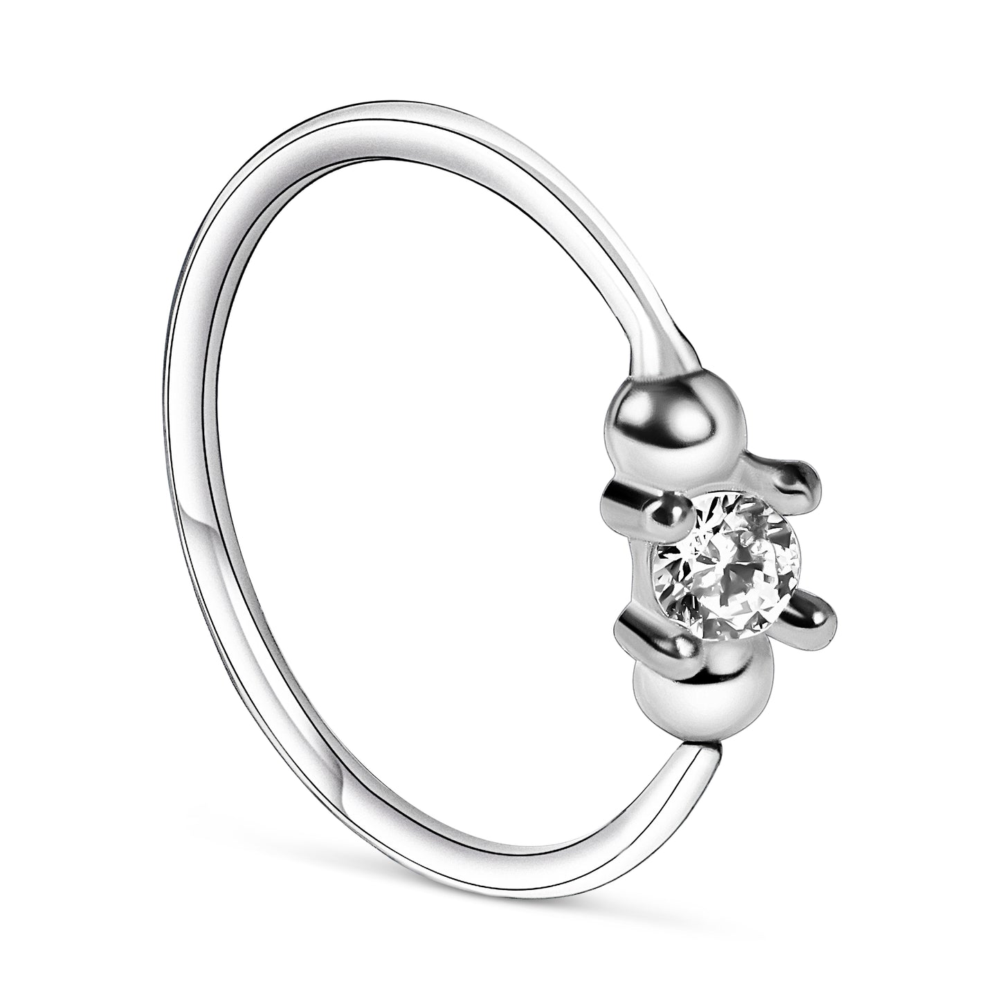 Diva Silver Nose Ring