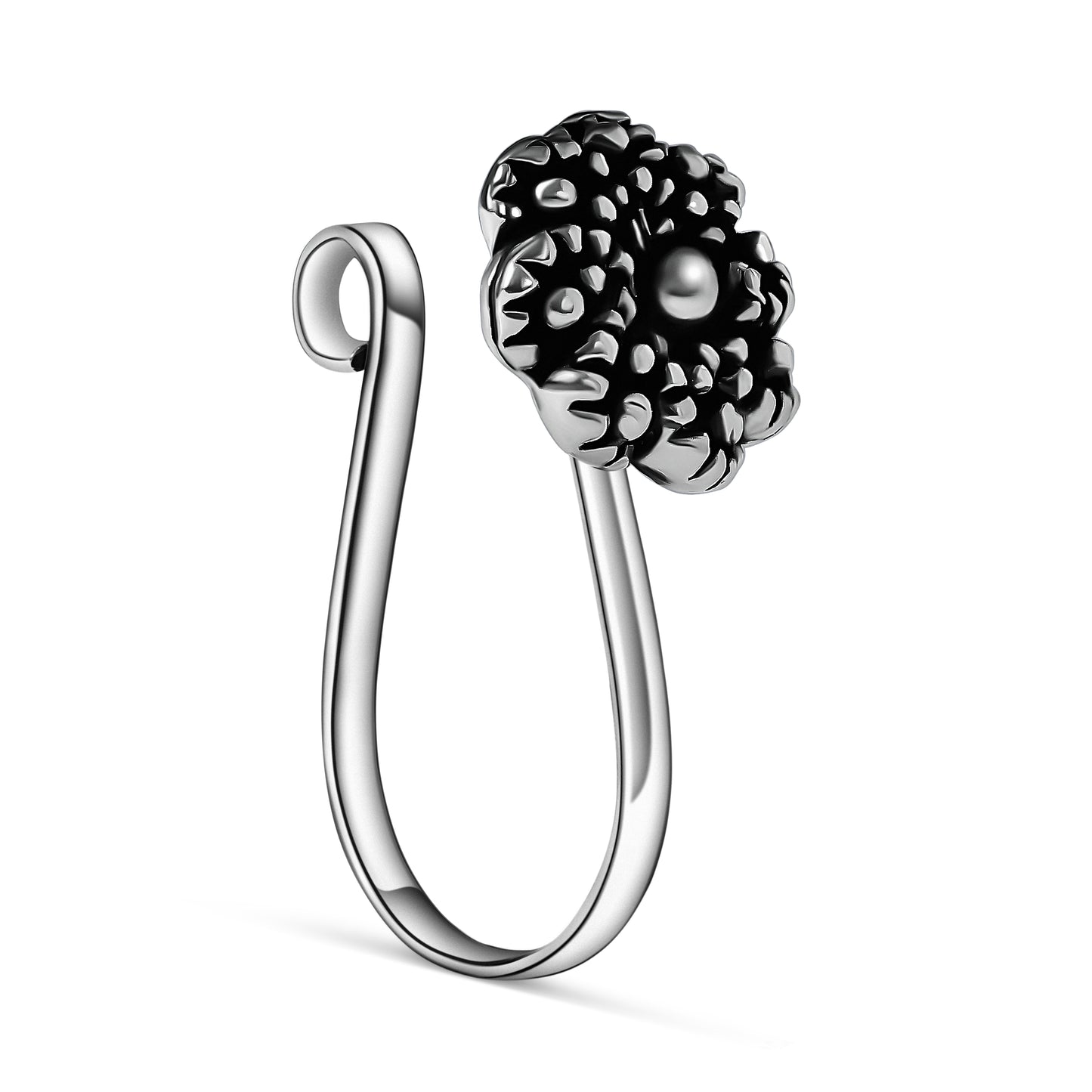 Carnation Nose Pin (Clip on)