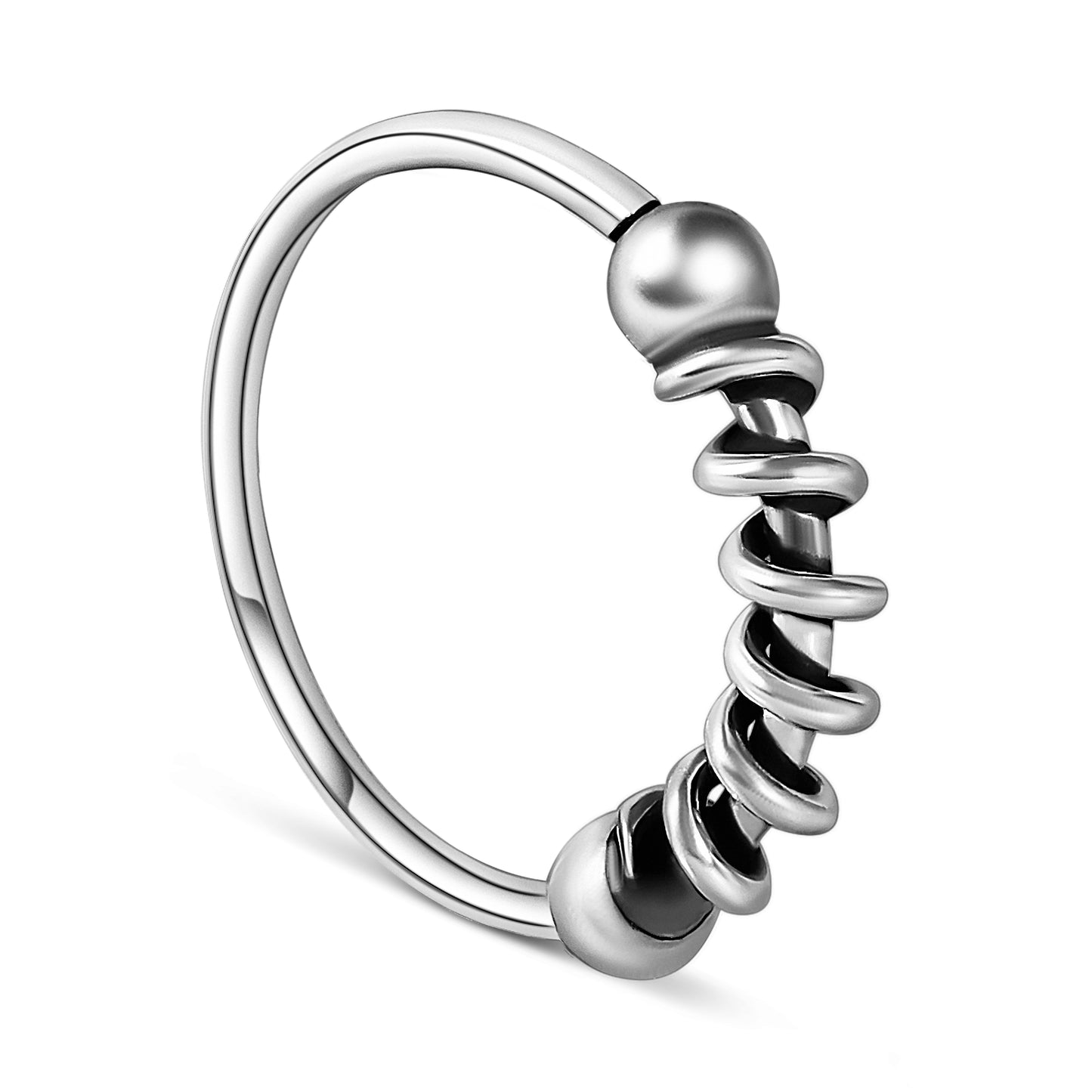 Jahanara Silver Nose Ring