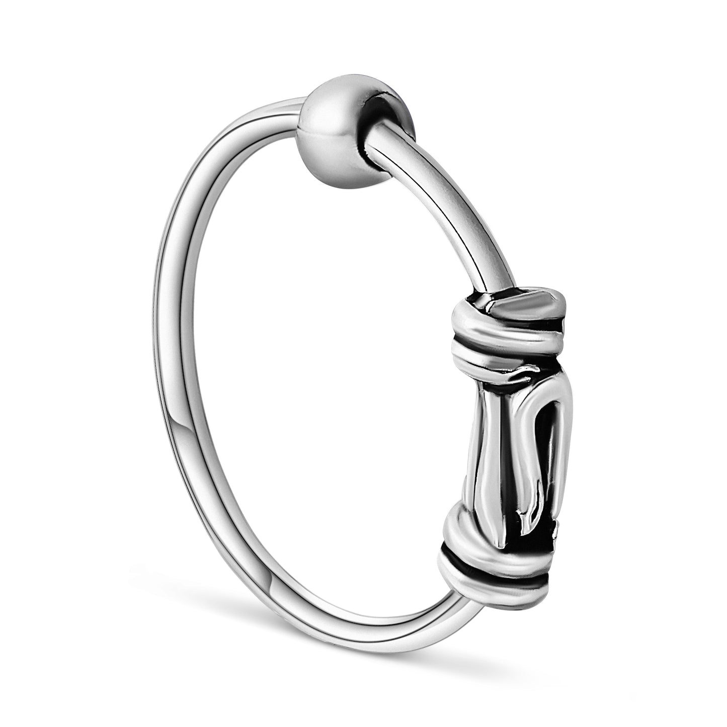 Mumtaz Silver Nose Ring