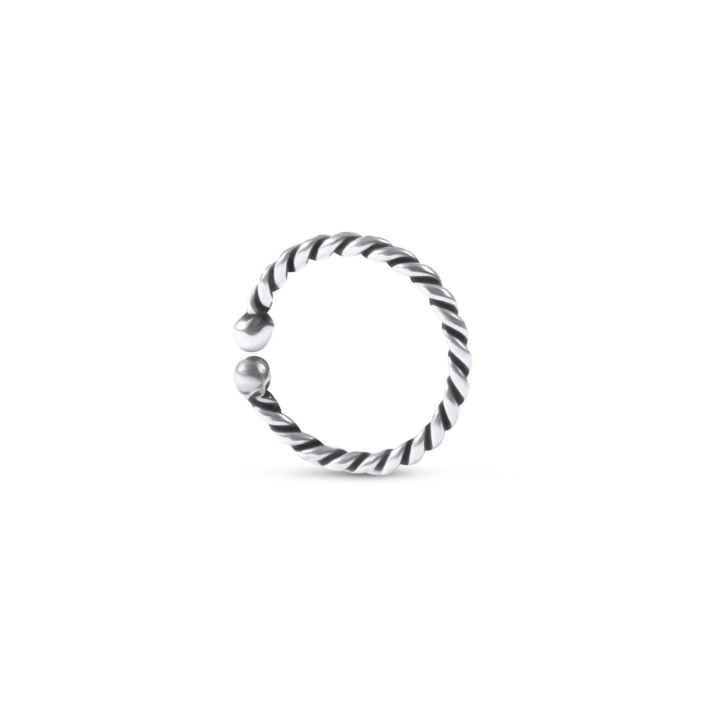 Twisted Wire Nose Ring (clip on)