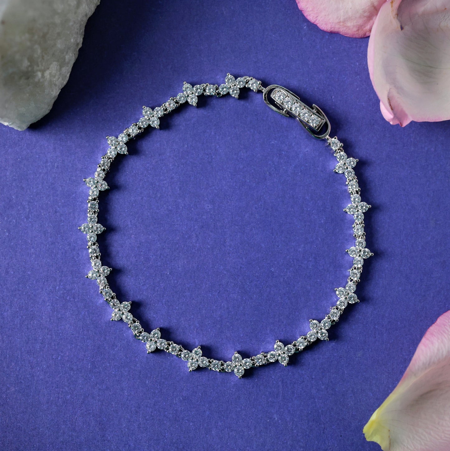 Graceful Allure Silver Bracelet