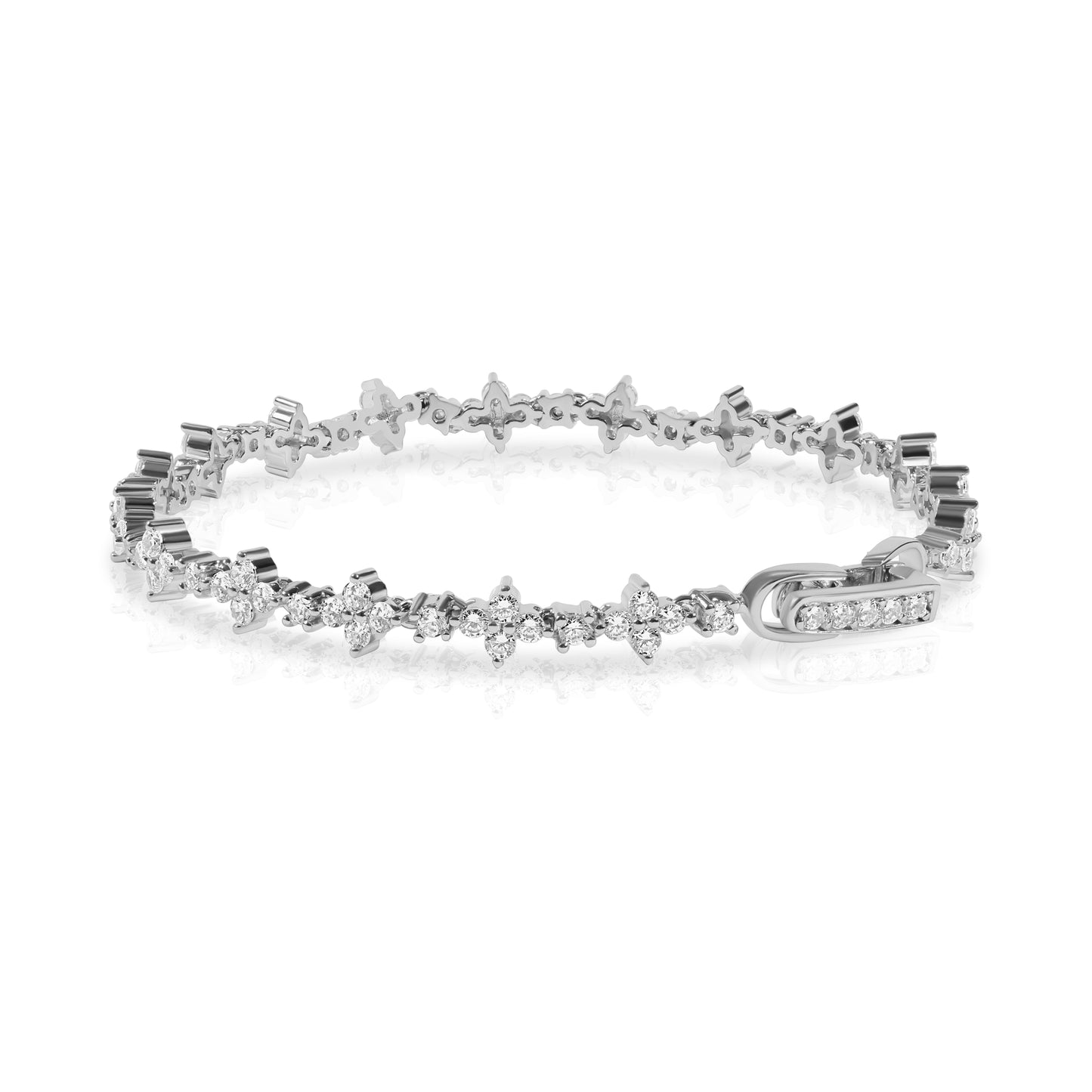 Graceful Allure Silver Bracelet