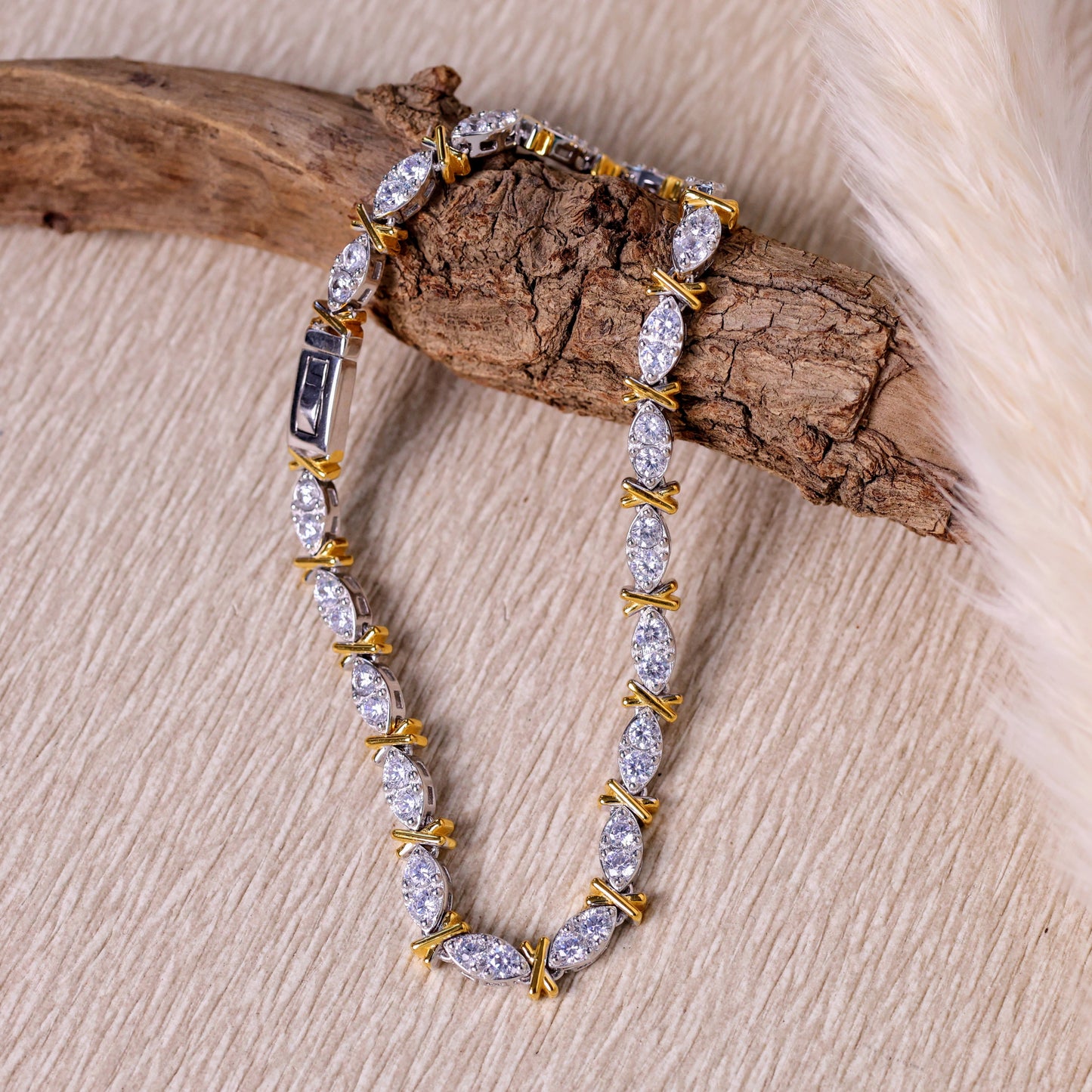 Mellow Marquise Silver Bracelet