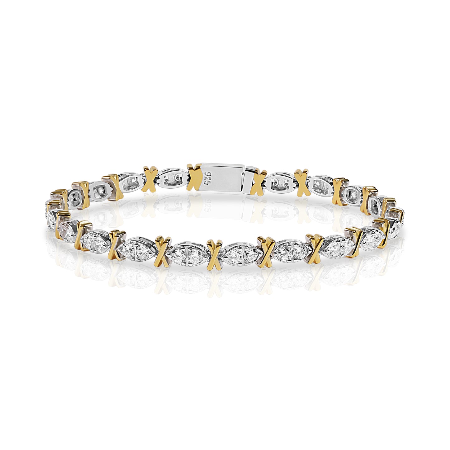 Mellow Marquise Silver Bracelet