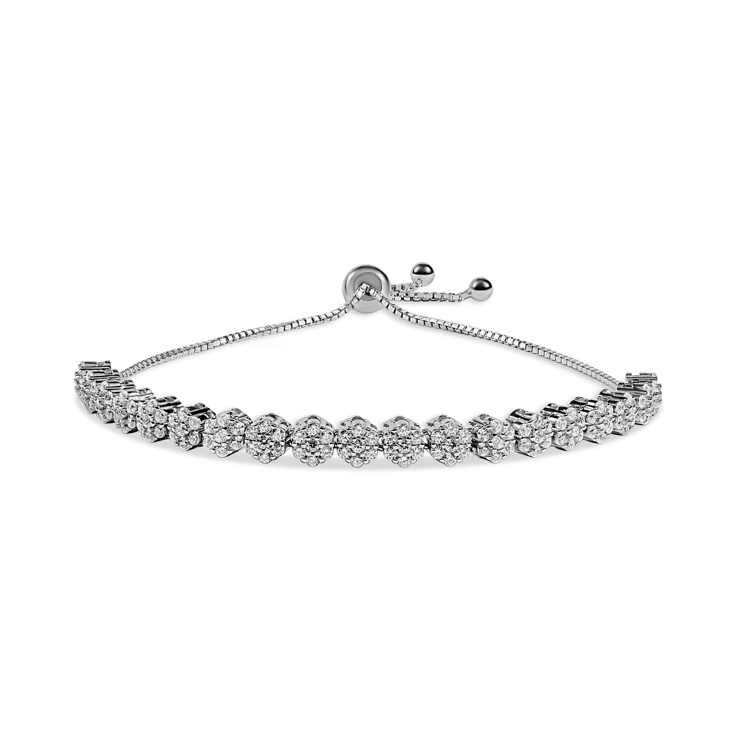Glittering Treasure Silver Bracelet