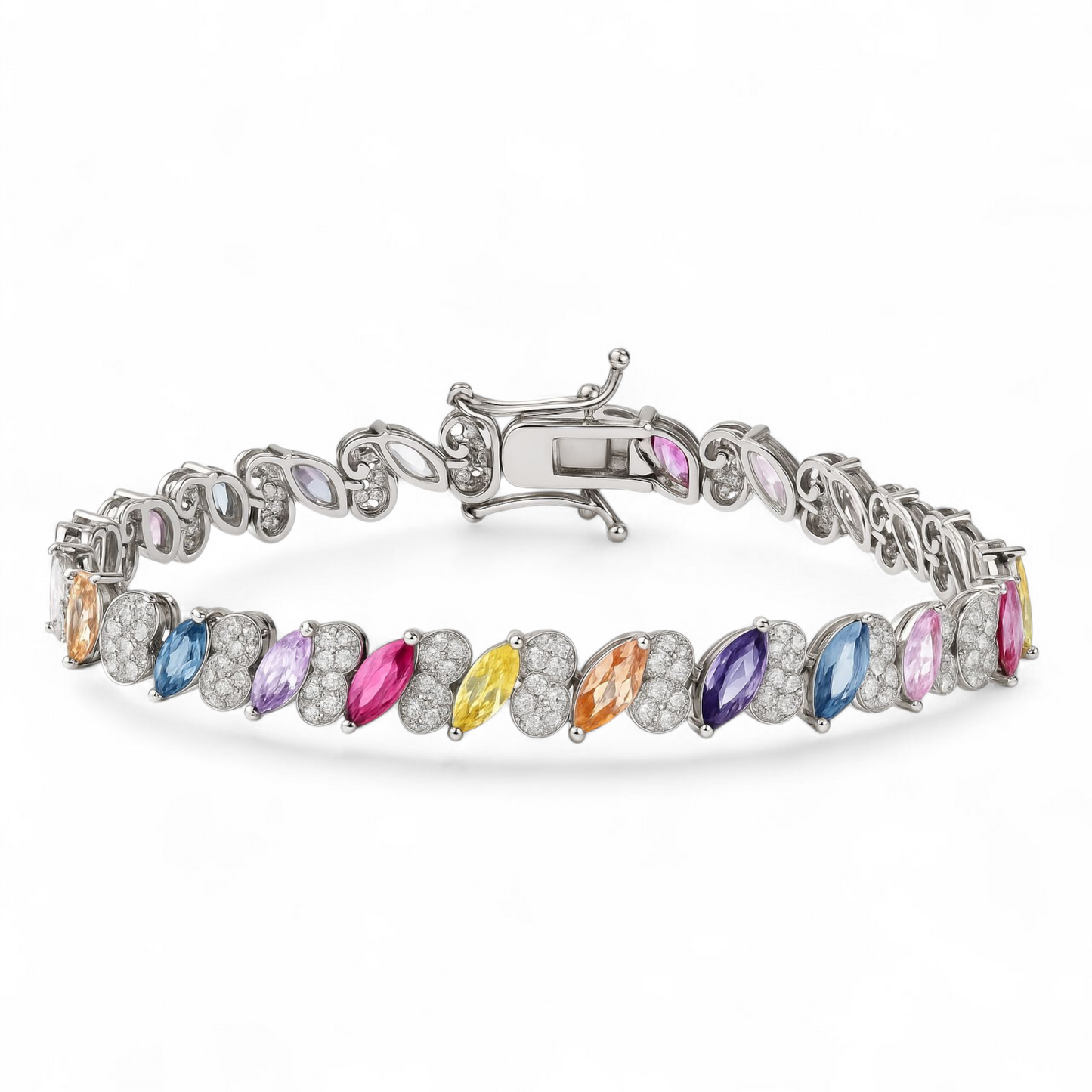 Art Deco Zirconia Bracelet