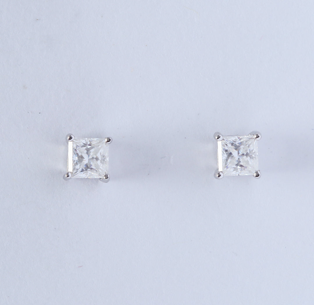 Moissanite Princess Cut Tops