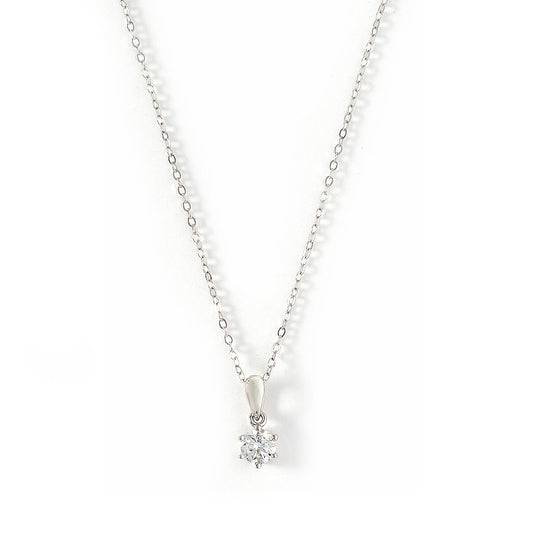 Moissanite Solitaire Pendant