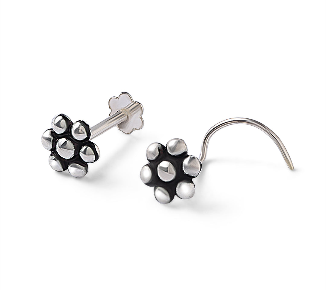 oxidized Nose pin