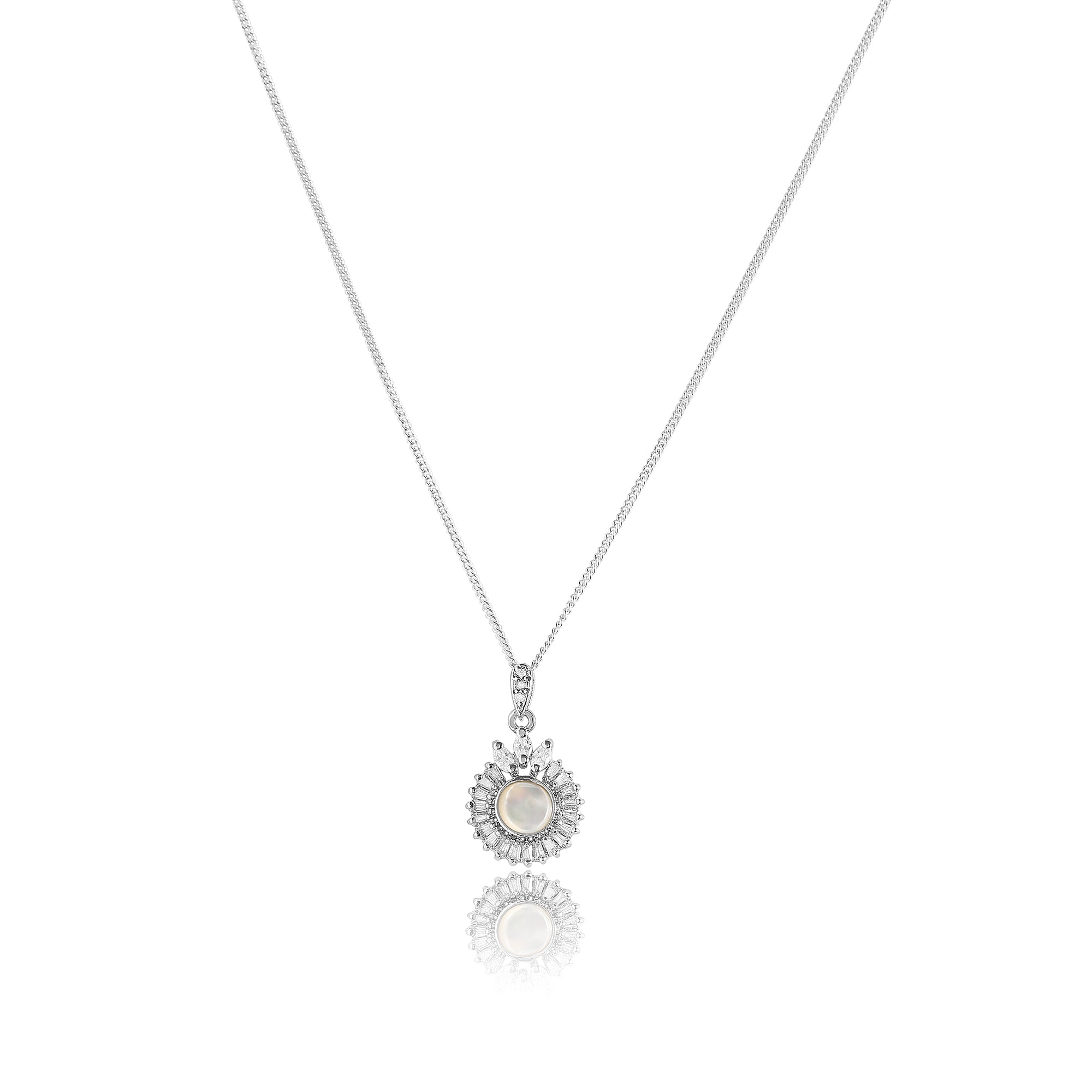 Round Mother of Pearl Necklace