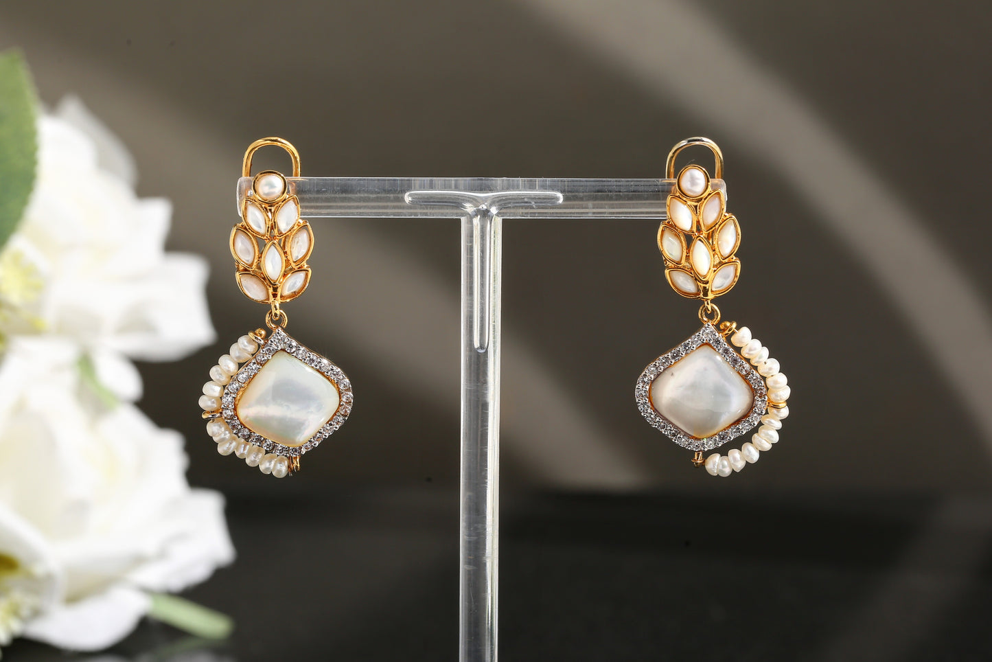 mother of pearl earrings