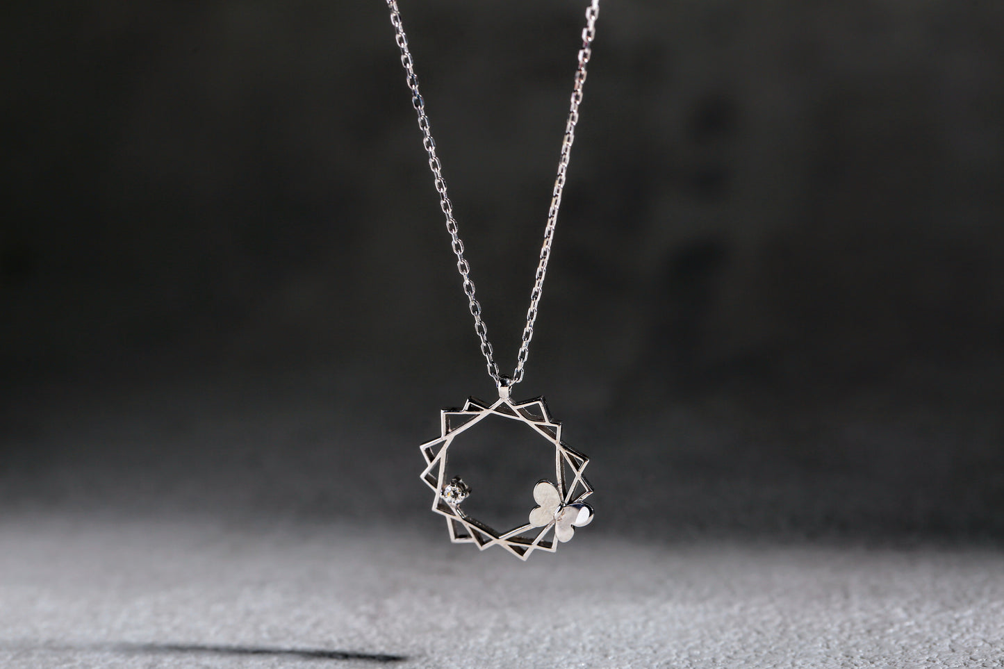 Wreath Necklace(Diamond)