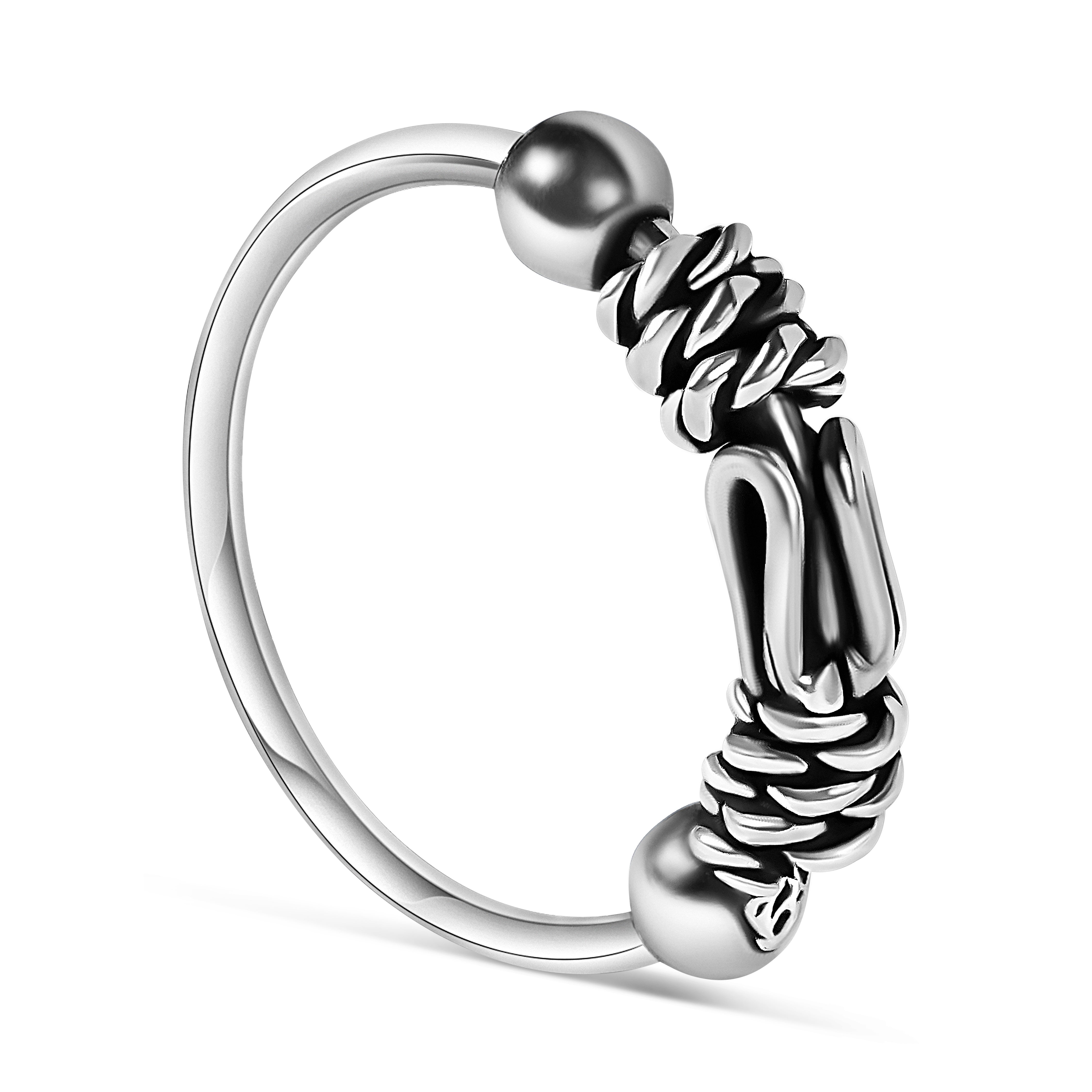 Kanwal Silver Nose Ring