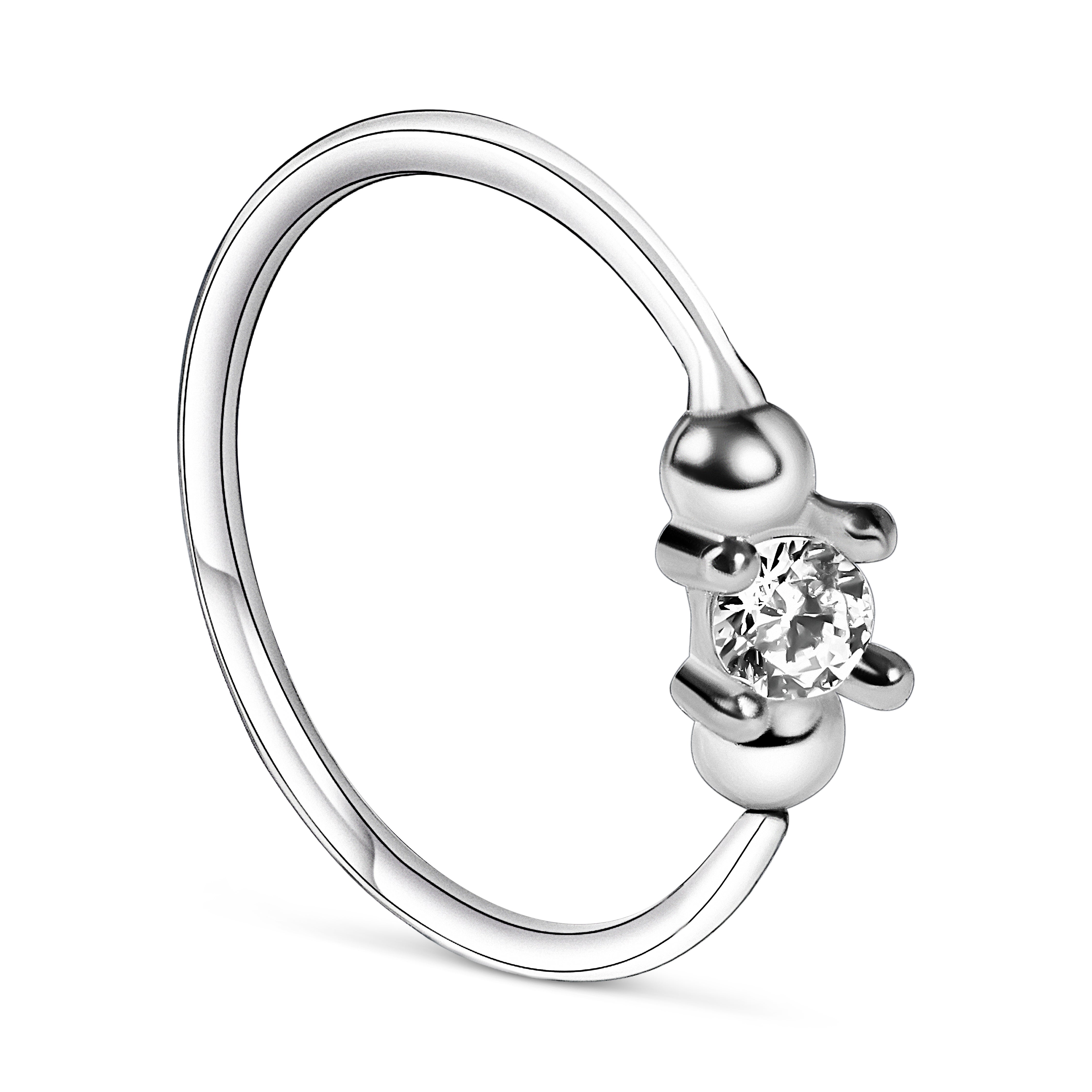 Diva Silver Nose Ring
