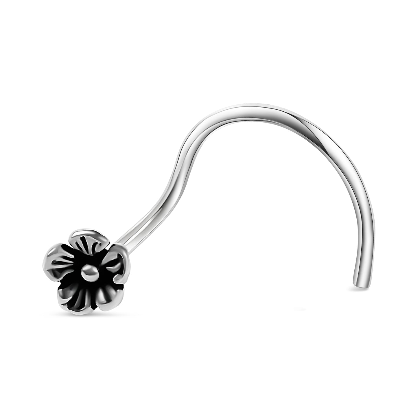 Dilbar Silver Nose Pin