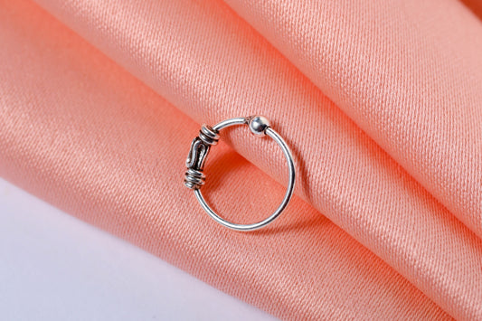 Mumtaz Silver Nose Ring