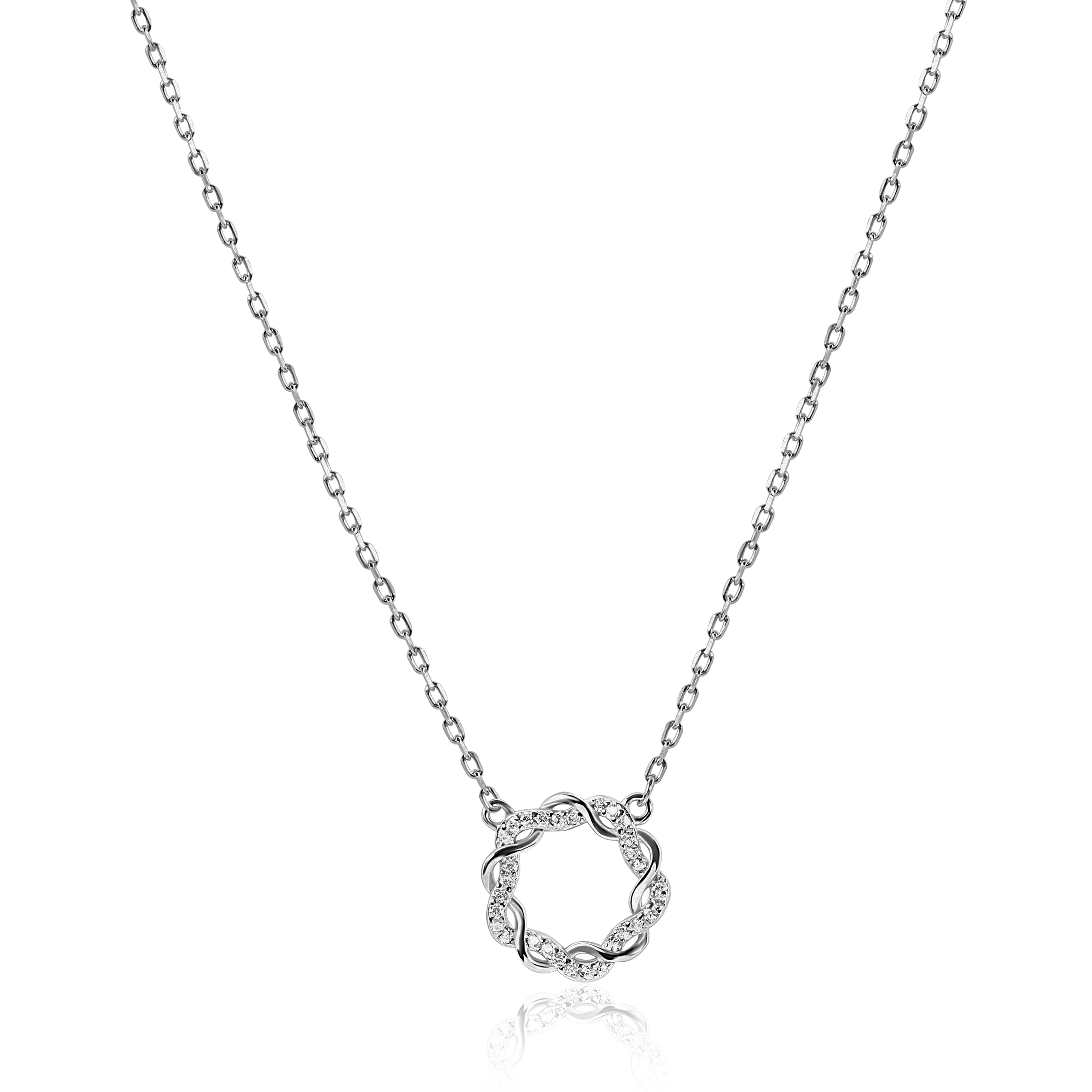 Simple Elegance Zirconia Necklace
