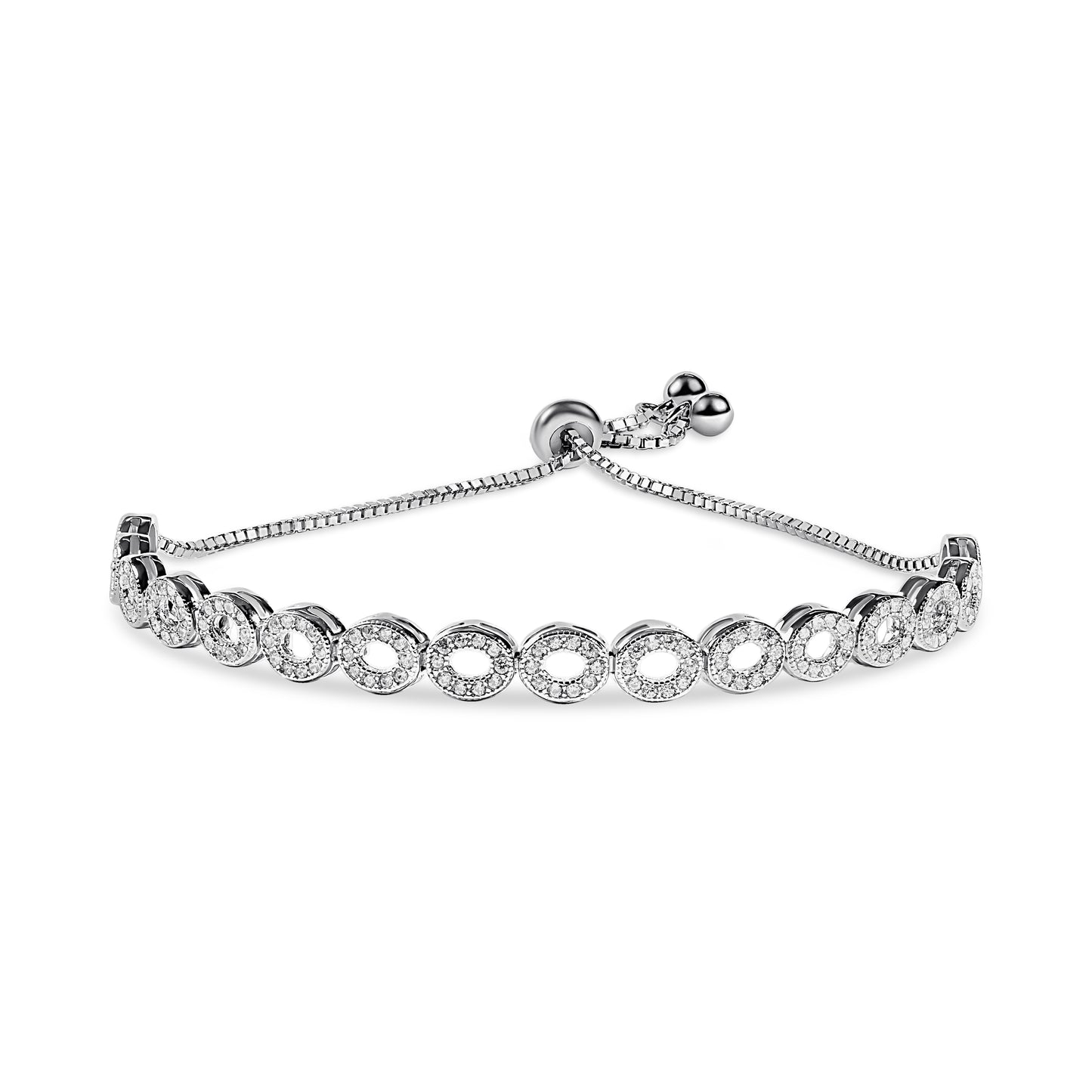 Oval Radiance Zirconia Bracelet