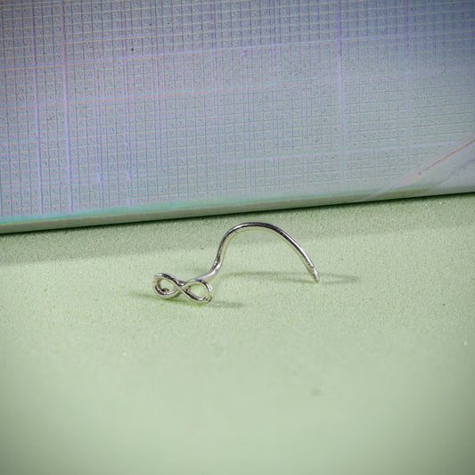 Infinity Silver Nose Pin