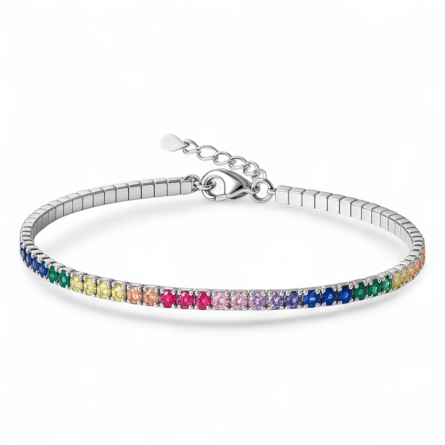 Spectrum Tennis Bracelet