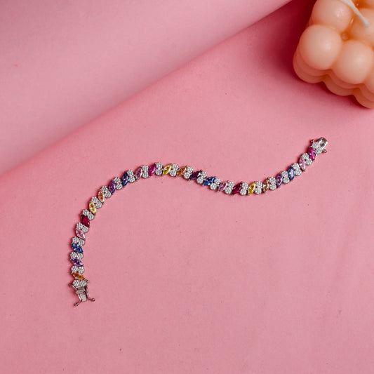 Art Deco Zirconia Bracelet