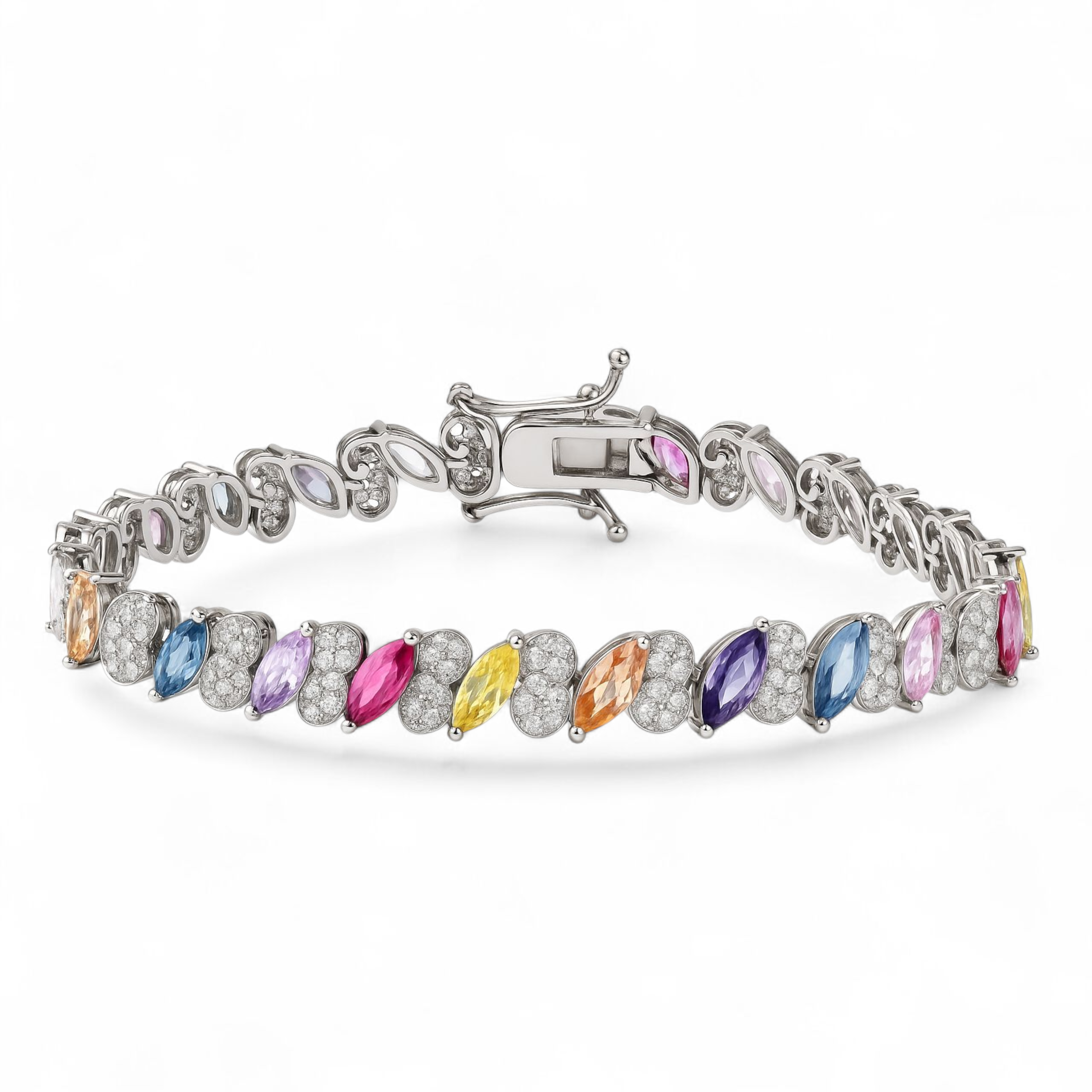 Art Deco Zirconia Bracelet