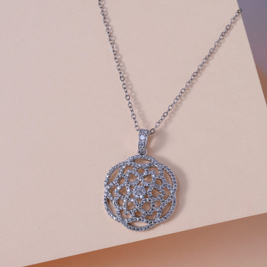 Echoes Elegance Zirconia Necklace