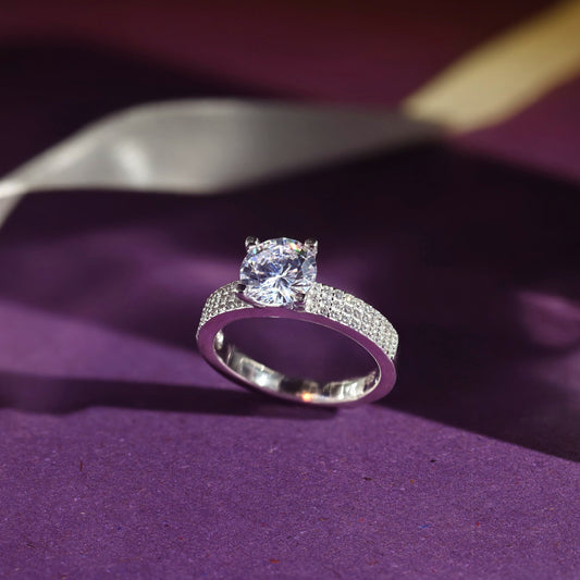 My Other Half Solitaire Ring