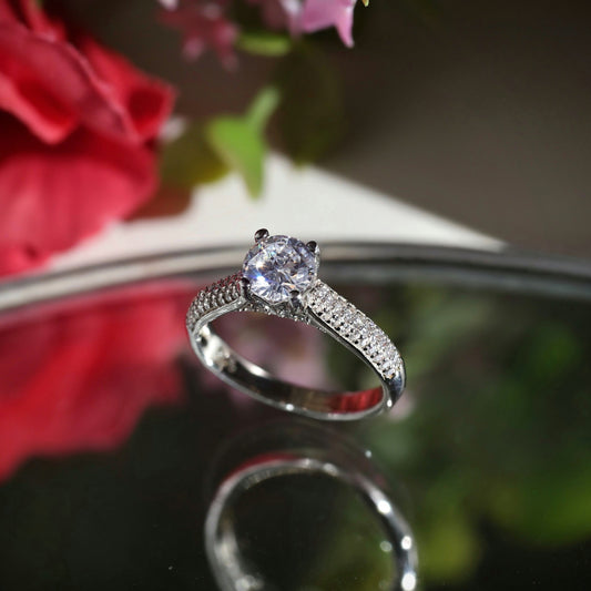 Loving Loud Solitaire Ring