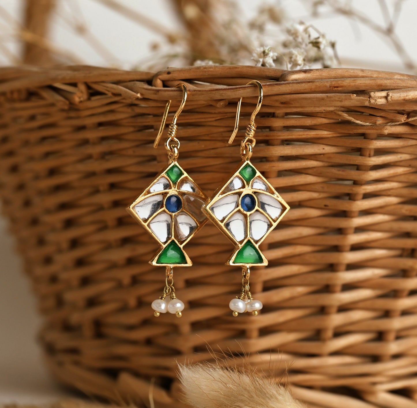 Patng Kundan Earrings