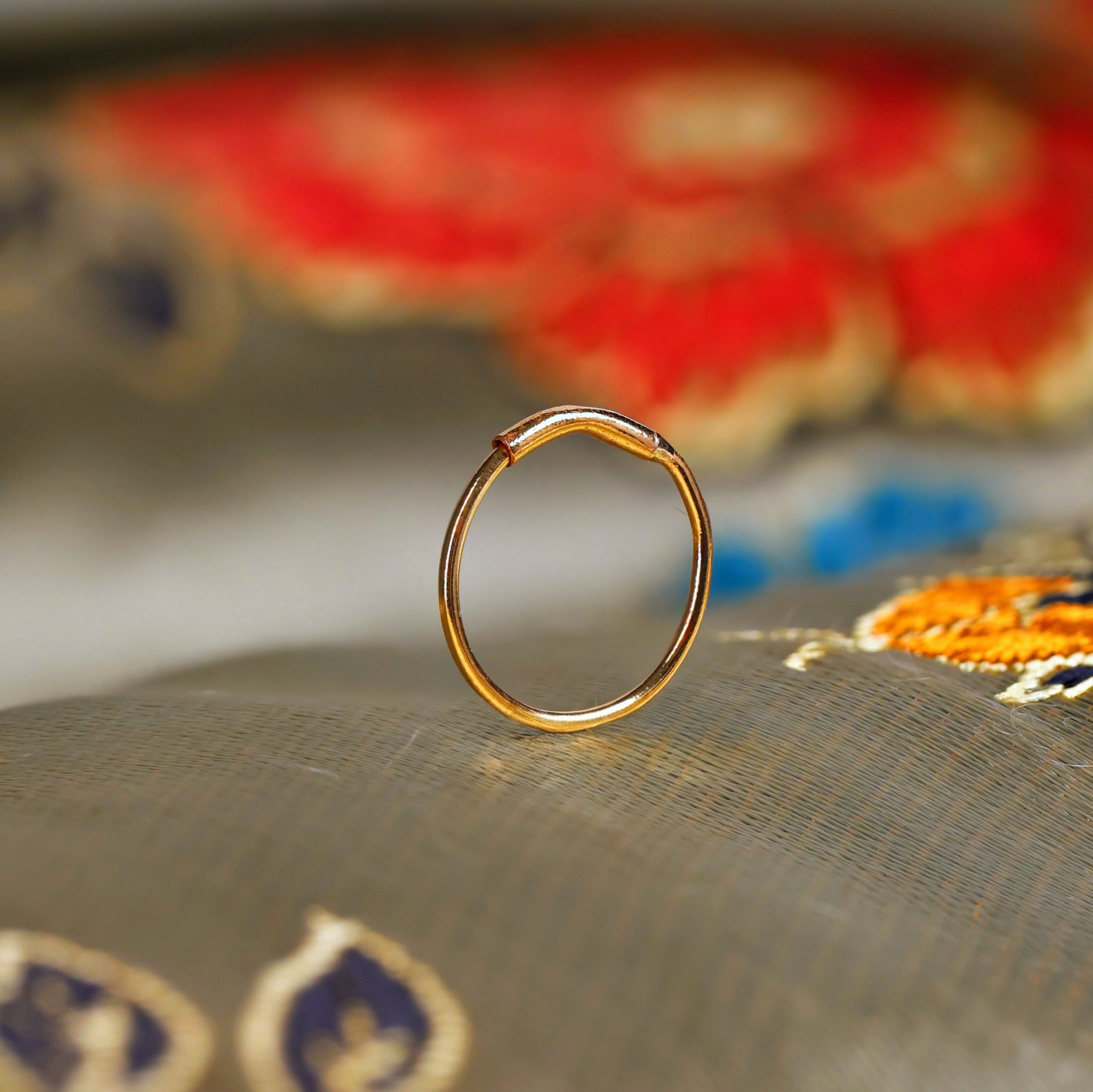 21k Gold Nose Ring