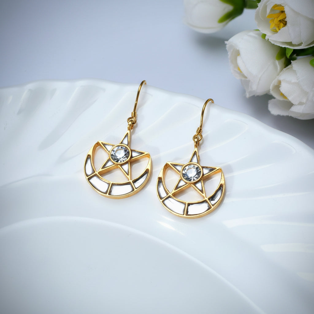 chand tara earrings