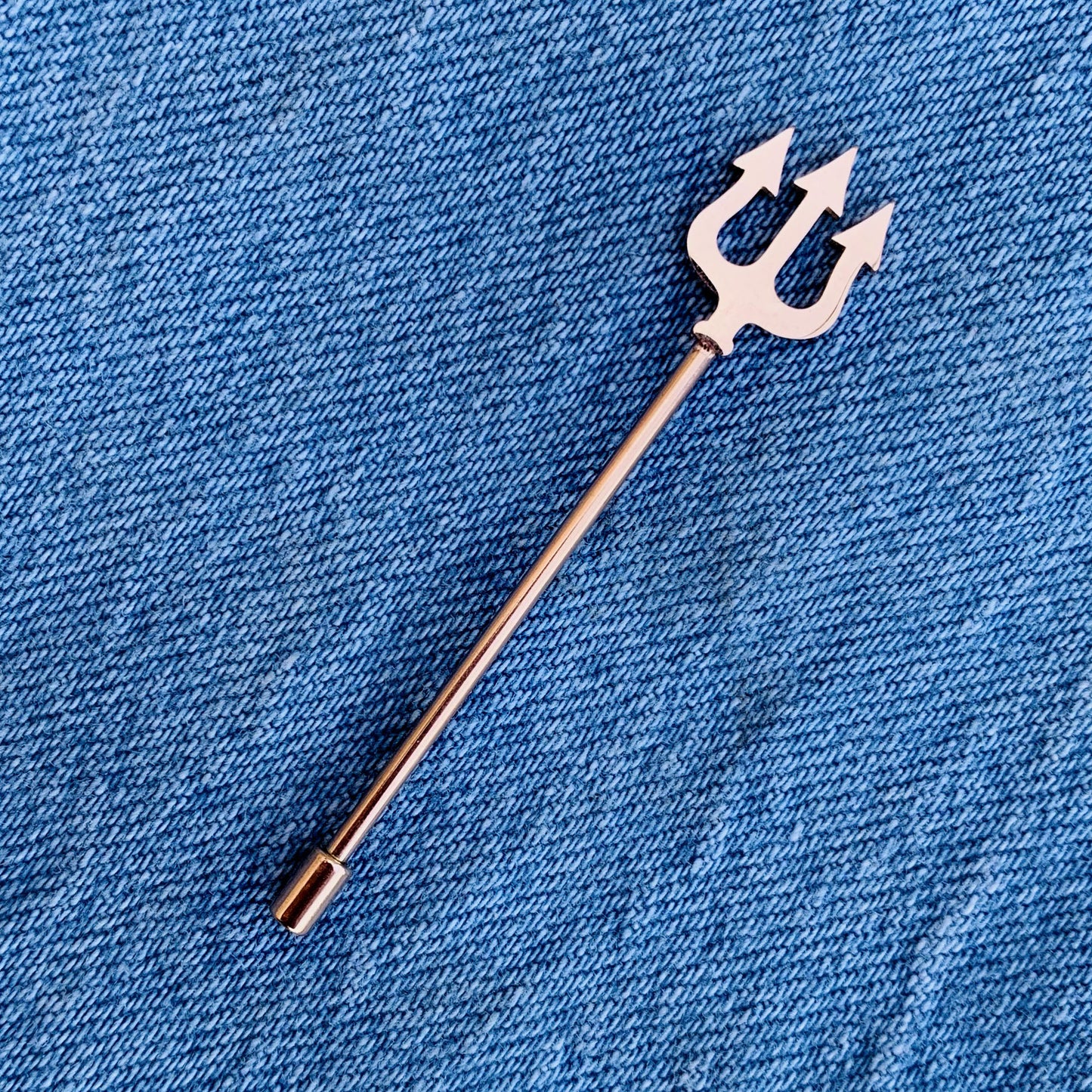 Trident Industrial Piercing ( Rose Gold)