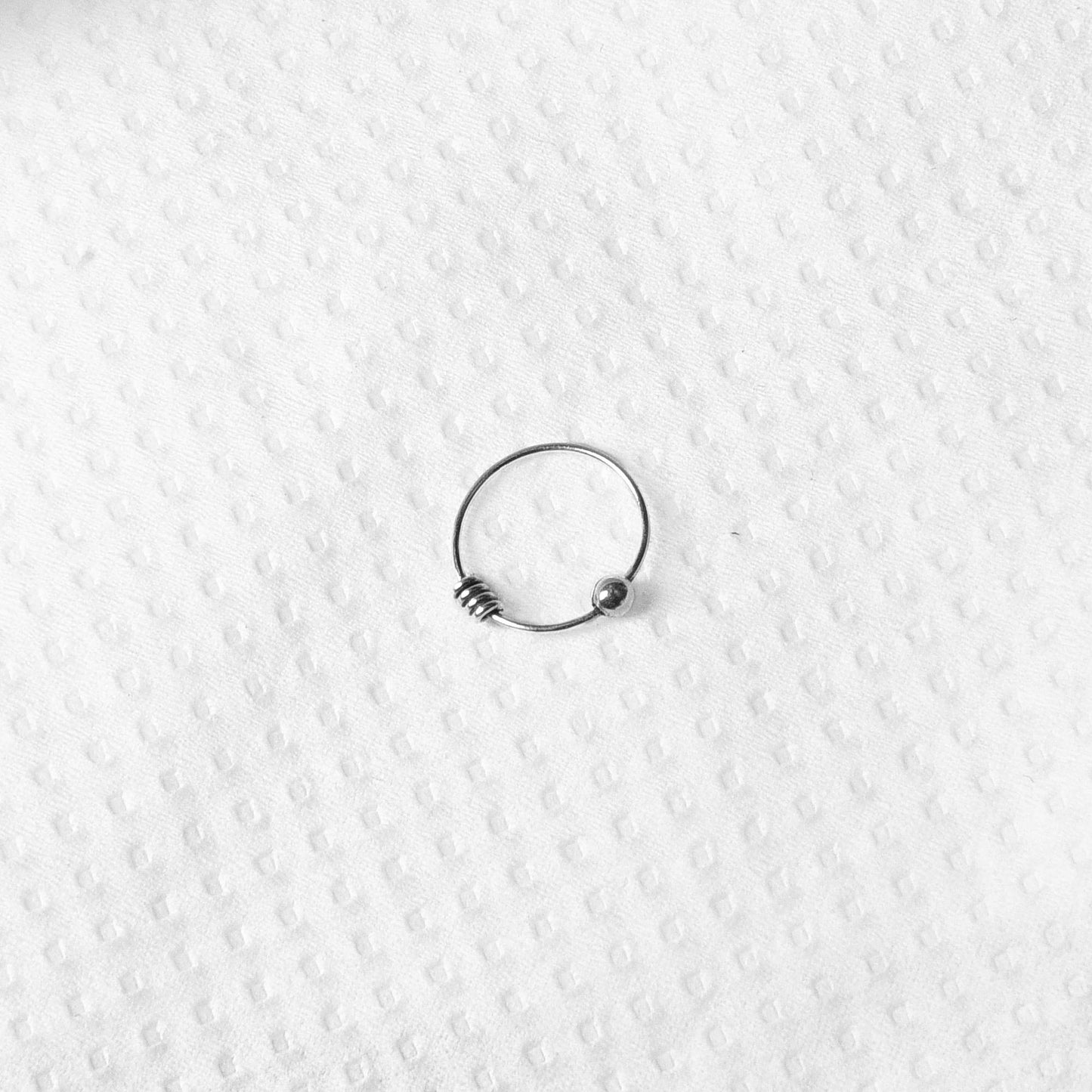 twisted wire nose ring