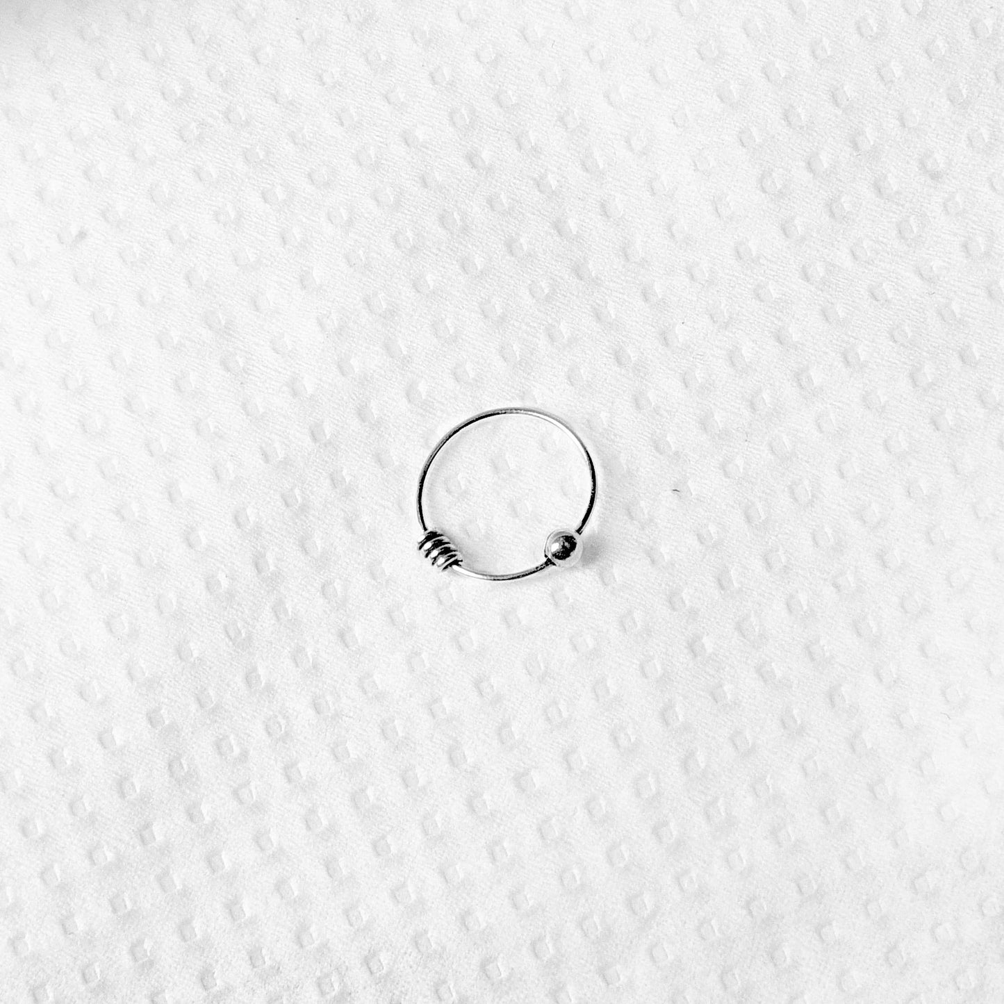 twisted wire nose ring